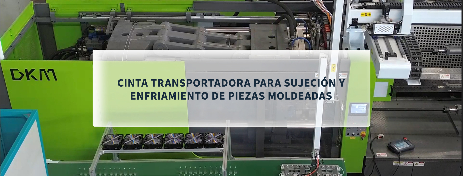 Robot de enfriamiento y recogida de preformas fuera del molde
